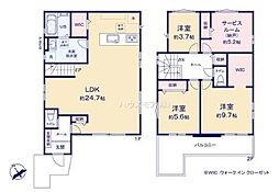柏市亀甲台町1丁目　3号棟　新築戸建