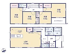 守谷市松ケ丘5丁目　2号棟　新築戸建