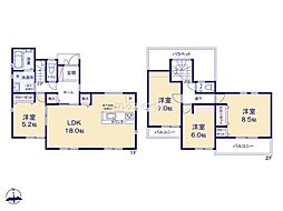 松戸市六実2丁目　新築戸建て
