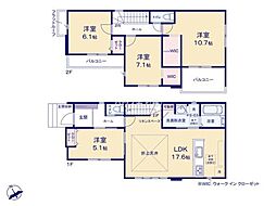 取手市井野3丁目　3号棟　新築戸建