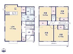 野田市清水　A号棟　新築戸建