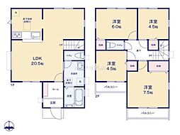 流山市松ケ丘4丁目　1号棟　新築戸建