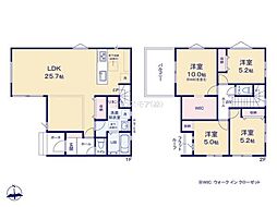 柏市布施新町4丁目　1号棟　新築戸建て
