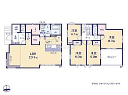 柏市布施新町4丁目　2号棟　新築戸建て