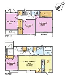 松戸市八ケ崎7丁目　B号棟　新築戸建