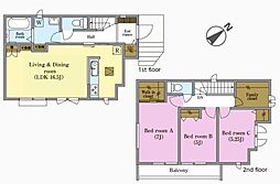 柏市高柳　新築戸建て