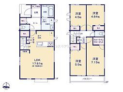 松戸市中金杉4丁目　B号棟　新築戸建