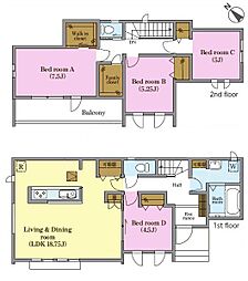 松戸市平賀　B号棟　新築戸建