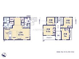柏市柏の葉5丁目　1号棟　新築戸建