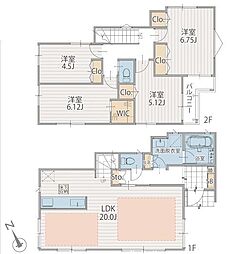 川崎市高津区梶ケ谷６丁目の一戸建て