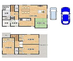 大東市三箇　中古戸建