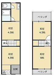 大東市北条　中古テラス