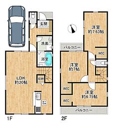 垂水区星陵台7丁目　新築戸建　2号棟