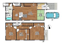 垂水区福田2丁目B号地 中古戸建(築後未入居)