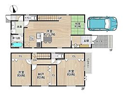 垂水区福田2丁目C号地 中古戸建(築後未入居)