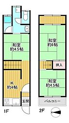 豊中市立花町3丁目　中古テラスハウス