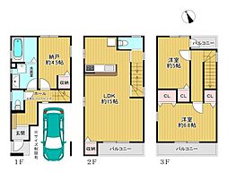 高槻市淀の原町　中古戸建