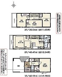 茅ヶ崎市出口町1期　新築1号棟　全2棟