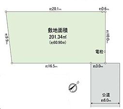 藤沢市鵠沼松が岡2丁目　売地