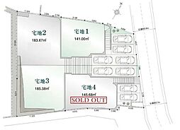 鎌倉市大船　売地1　全4区画