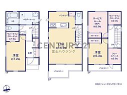 藤沢市鵠沼石上3丁目2期　新築戸建B棟　全2棟