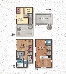 茅ヶ崎市中海岸3丁目　中古戸建