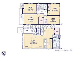 藤沢市辻堂太平台3期　新築戸建1号棟　全2棟