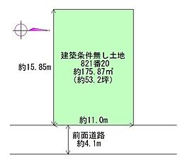 河内長野市南青葉台20-6付近