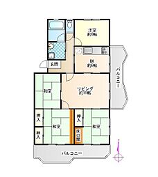 宝塚安倉第一団地 4号棟 301号室