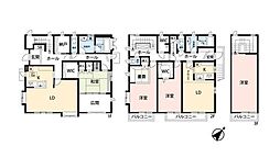 千葉市若葉区坂月町　積水ハウス二世帯中古戸建