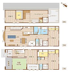 作草部駅3分　リフォーム戸建