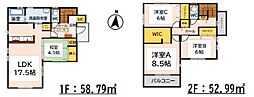 久留米市津福今町2期　1号棟