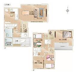 太宰府市朱雀1期　2号棟