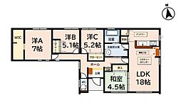 久留米市善導寺町木塚3期　1号棟