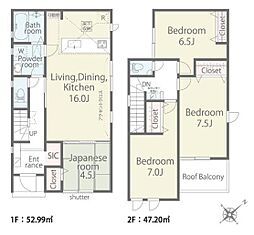 野洲市吉地　1期　1号棟