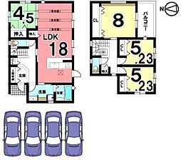 桜井市安倍木材団地1丁目　1号地／2区画　新築戸建