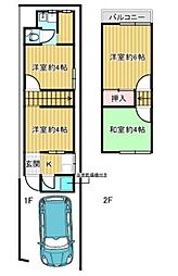 摂津市鳥飼下3丁目　テラスハウス