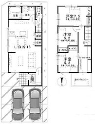 高槻市津之江北町　新築戸建　2号地