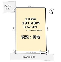 相模原市中央区上矢部１丁目の土地
