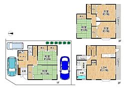 高槻市唐崎中３丁目の一戸建て