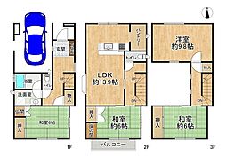 高槻市浦堂１丁目の一戸建て