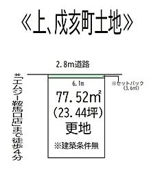 上京区戌亥町　条件なし土地