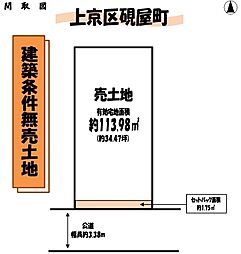上京区硯屋町　条件なし土地