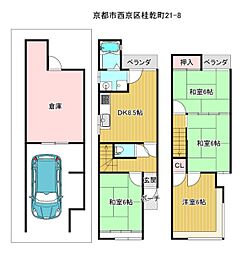 西京区桂乾町　中古戸建