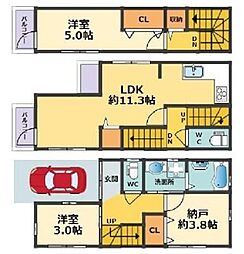 西宮市小曽根町３丁目の一戸建て