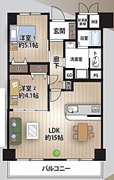 カネボウ西宮グリーンマンション2号棟