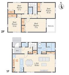 3号棟磯子区新築戸建 #全3棟 #2台駐車可