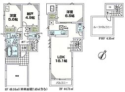 1号棟神奈川区新築戸建 ビルトイン車庫 ルーバル