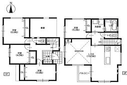 旭区新築戸建 ビルトイン車庫 LDK19帖 駅歩5分