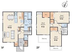 2号棟藤沢市新築戸建 LDK19帖 パントリー